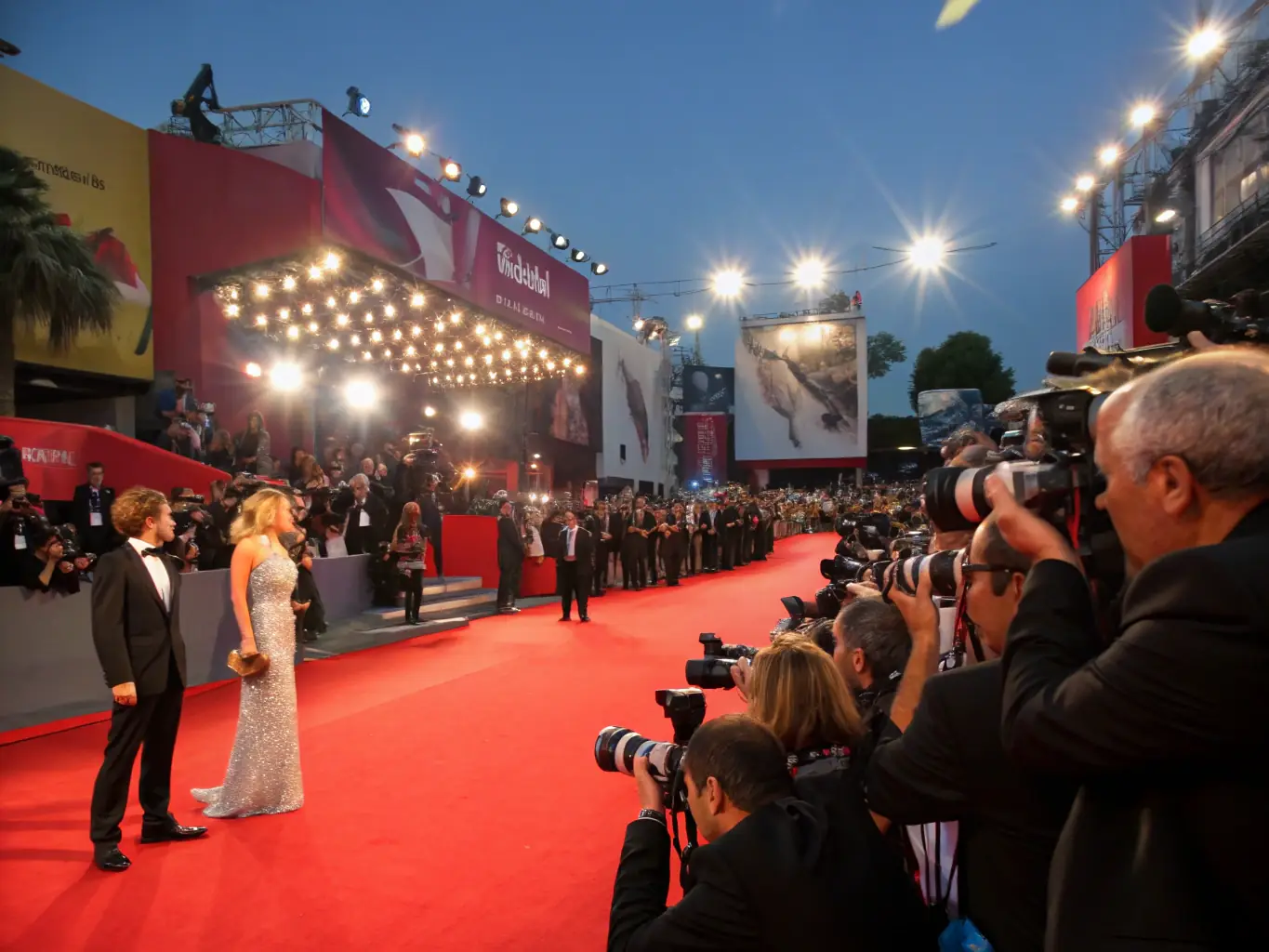 A digital advertisement for a film festival on the Hollywood Weekly Magazine website, highlighting the magazine's digital advertising capabilities.